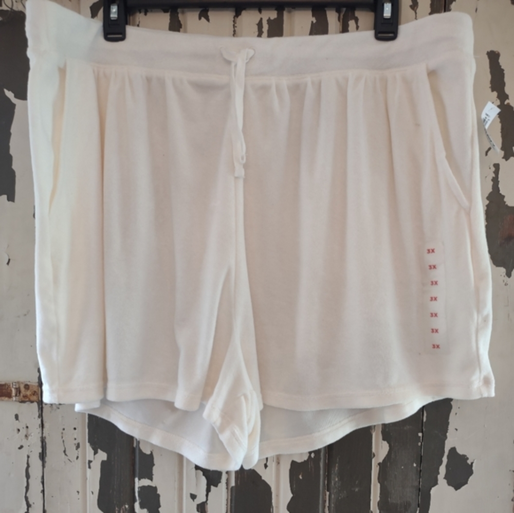 Cream colored 3X, extra-high rise